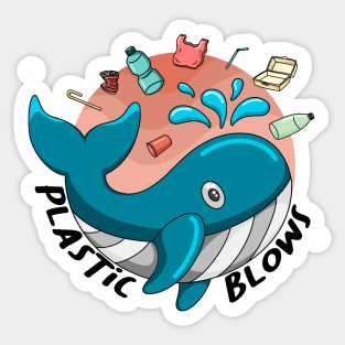 Plastic Blows Sticker